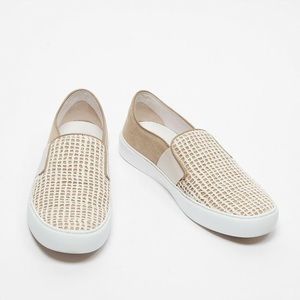CHANEL slip on sneakers